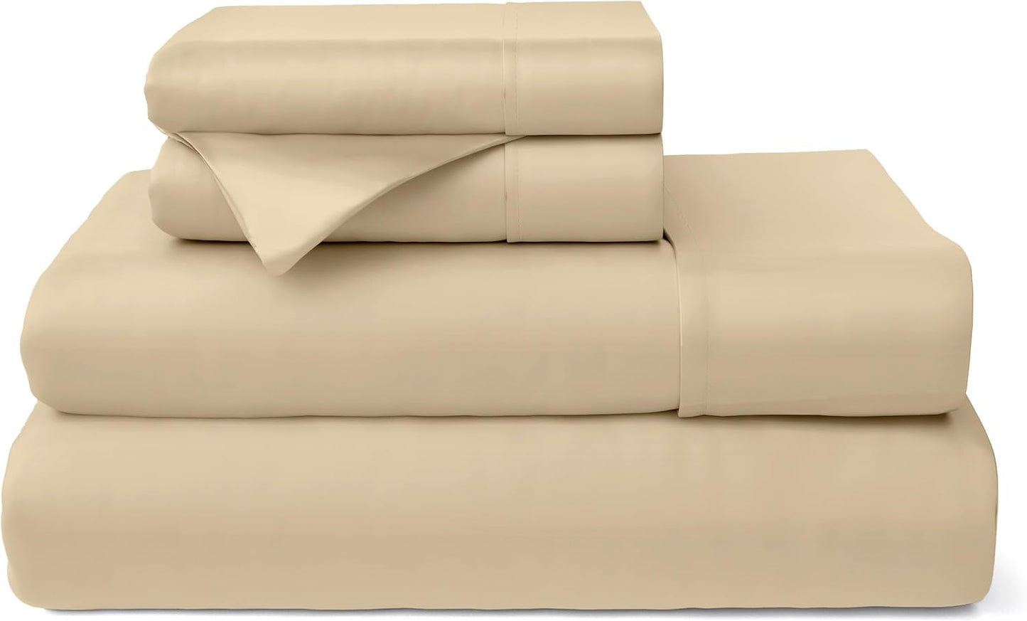 Cooling Bamboo Bed Sheet Set for California King - Silky Soft
