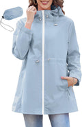 Packable Rain Jacket Women Waterproof - Lightweight Hooded Raincoat it