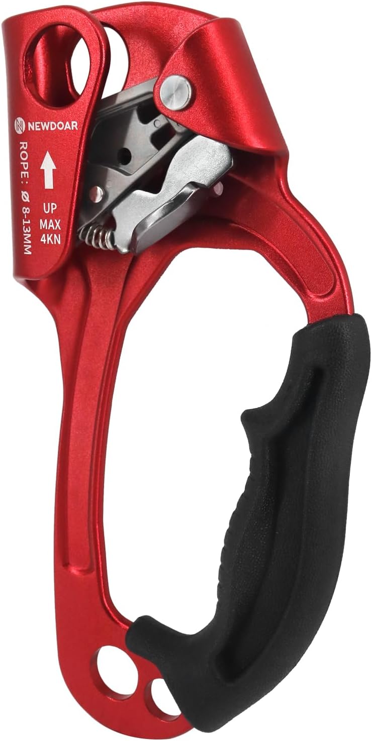 NewDoar UIAA & CE Certified Hand Ascender for Climbing Gear