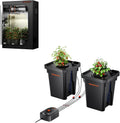 Spider Farmer Hydroponics Grow System: Complete Setup with 2 Buckets & Grow Tent"