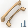 4 in Cabinet Handles Champagne Bronze 10 Pack - Solid Zinc Pulls