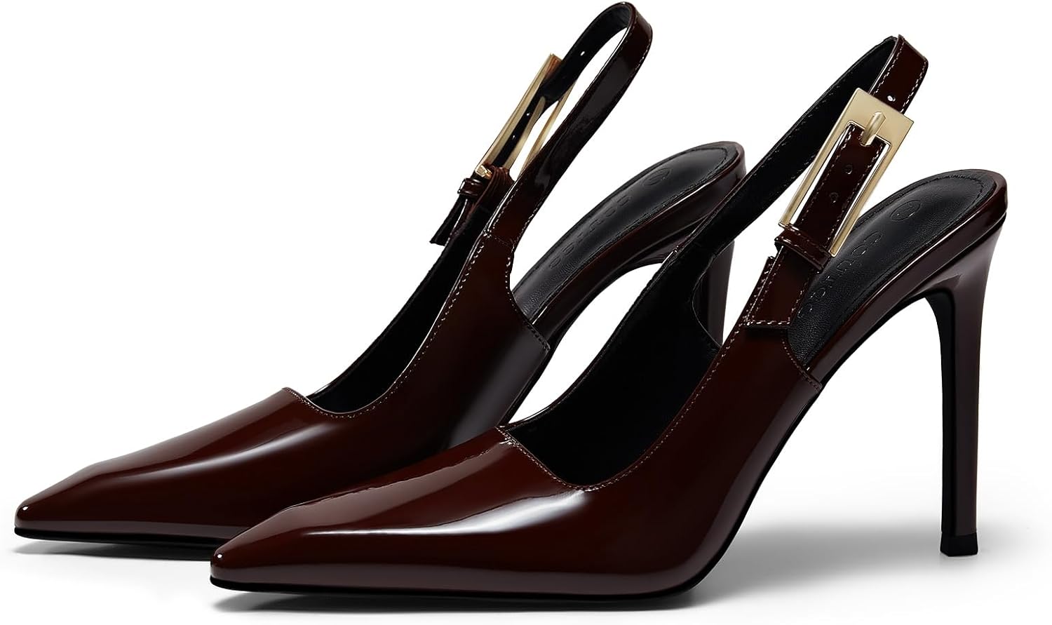 Coutgo Women's Slingback High Heels for Elegant Style