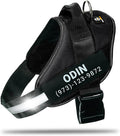 Personalized No-Pull Dog Harness with Name Patch - XS Comfort Fit
