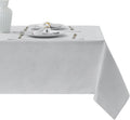 Rectangle Sparkling Snowflake Metallic Christmas Tablecloth - No-Iron