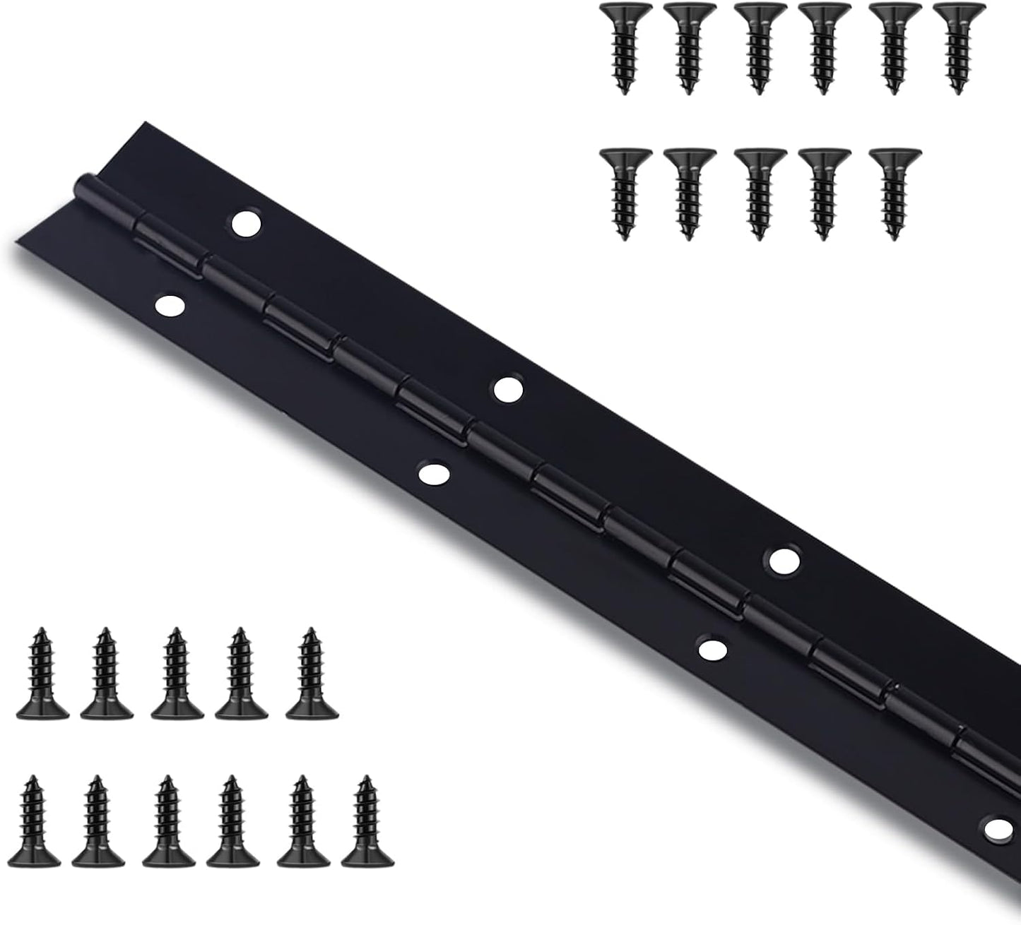 Heavy Duty Piano Hinge 48in Stainless Steel for Cabinets & Doors