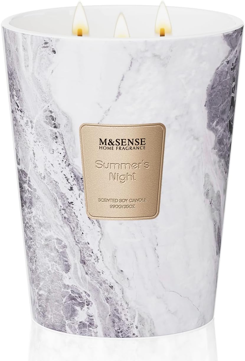 M&SENSE Summer Night Scented Candles for Home Relaxation