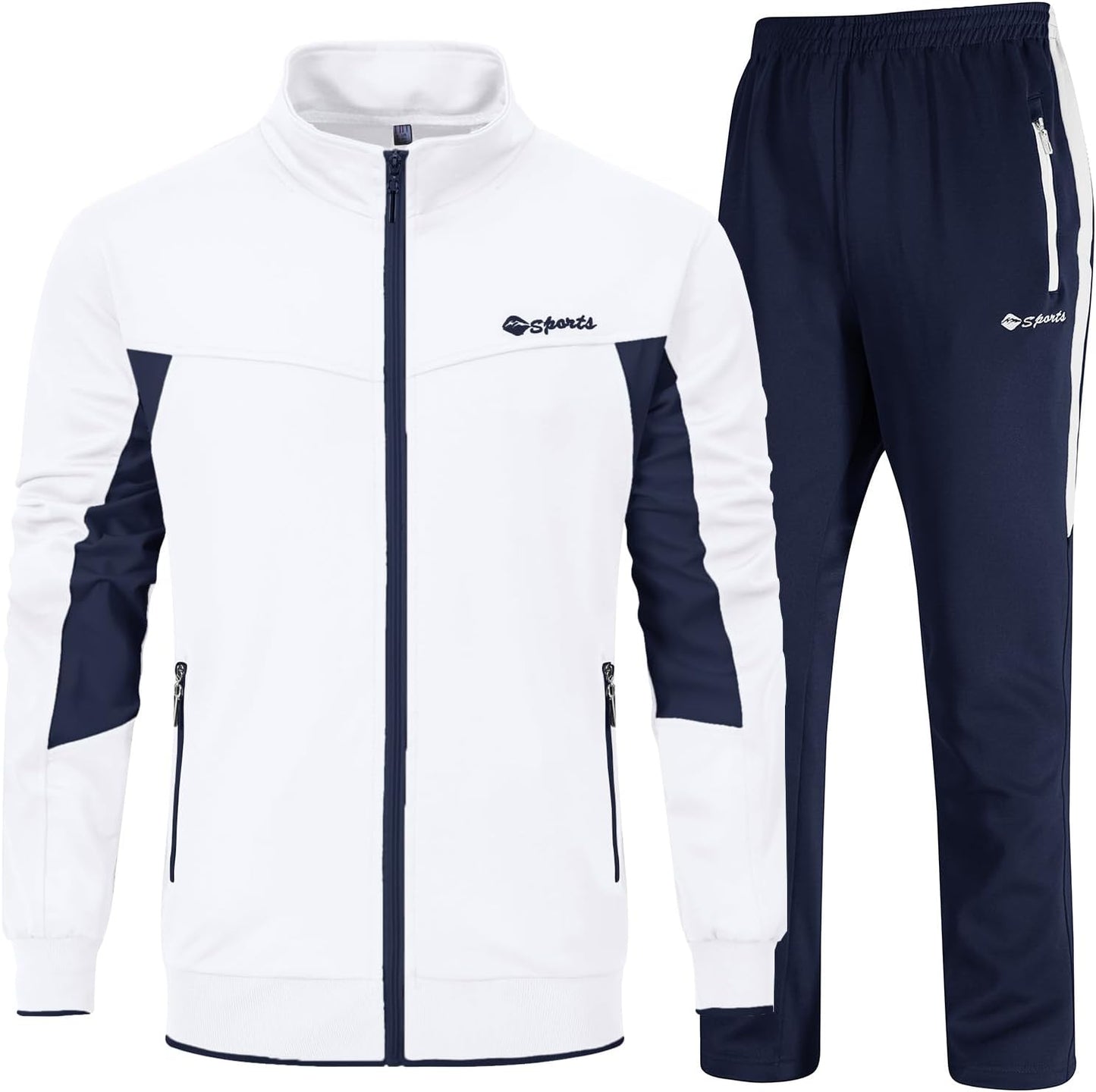YSENTO Men's Tracksuits Outfits Set for Jogging and Training