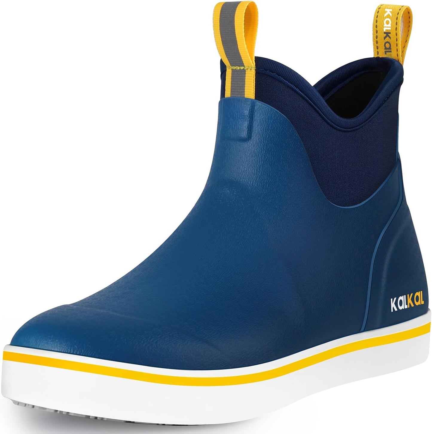 Kalkal Men's Deck Boots: Waterproof Fishing & Gardening Boots