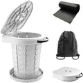 Retractable Portable Toilet Camping Toilet - Adjustable Height Camp