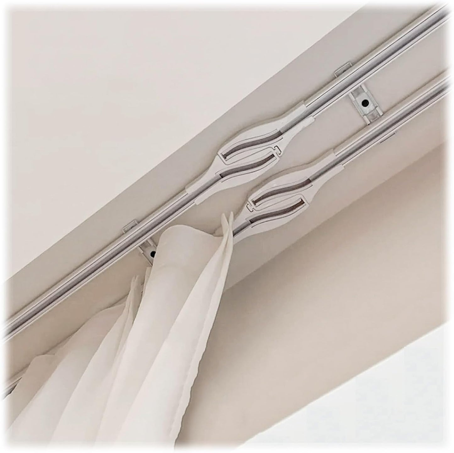 Heavy-Duty Silent Curtain Track - Rust-Proof & Leak-Proof