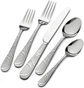 Pfaltzgraff Garland Frost 53-Piece Stainless Steel Flatware Set