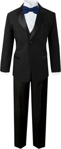 Boys Classic Fit Tuxedo Set No Tail - Comfortable Formal Wear Spring