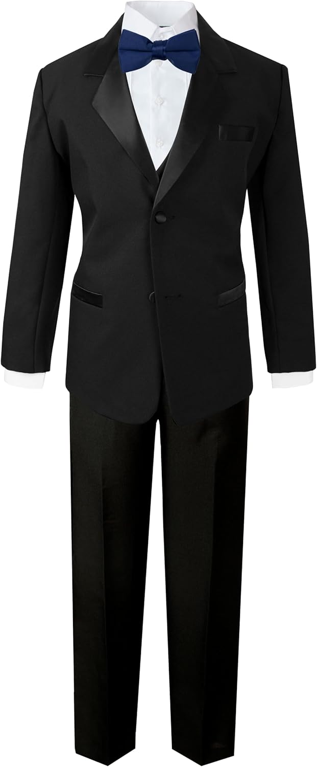 Spring Notion Boys' Classic Fit Tuxedo Set for Special Occasions