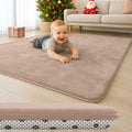 Thick Padded Baby Floor Play Mat 1.2 in Cushioned Velvet Surface
