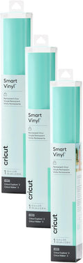 Cricut Smart Permanent Vinyl Mint 3-Pack (13in x 3ft) - Durable