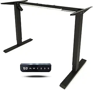 Adjustable Standing Desk Frame for Home and Office Workstations