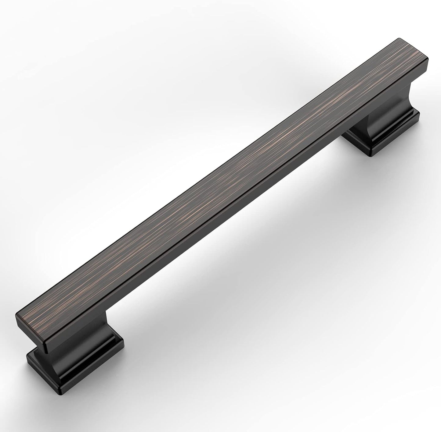 Amerdeco 10 Pack Oil Rubbed Bronze Cabinet Pulls for Kitchen