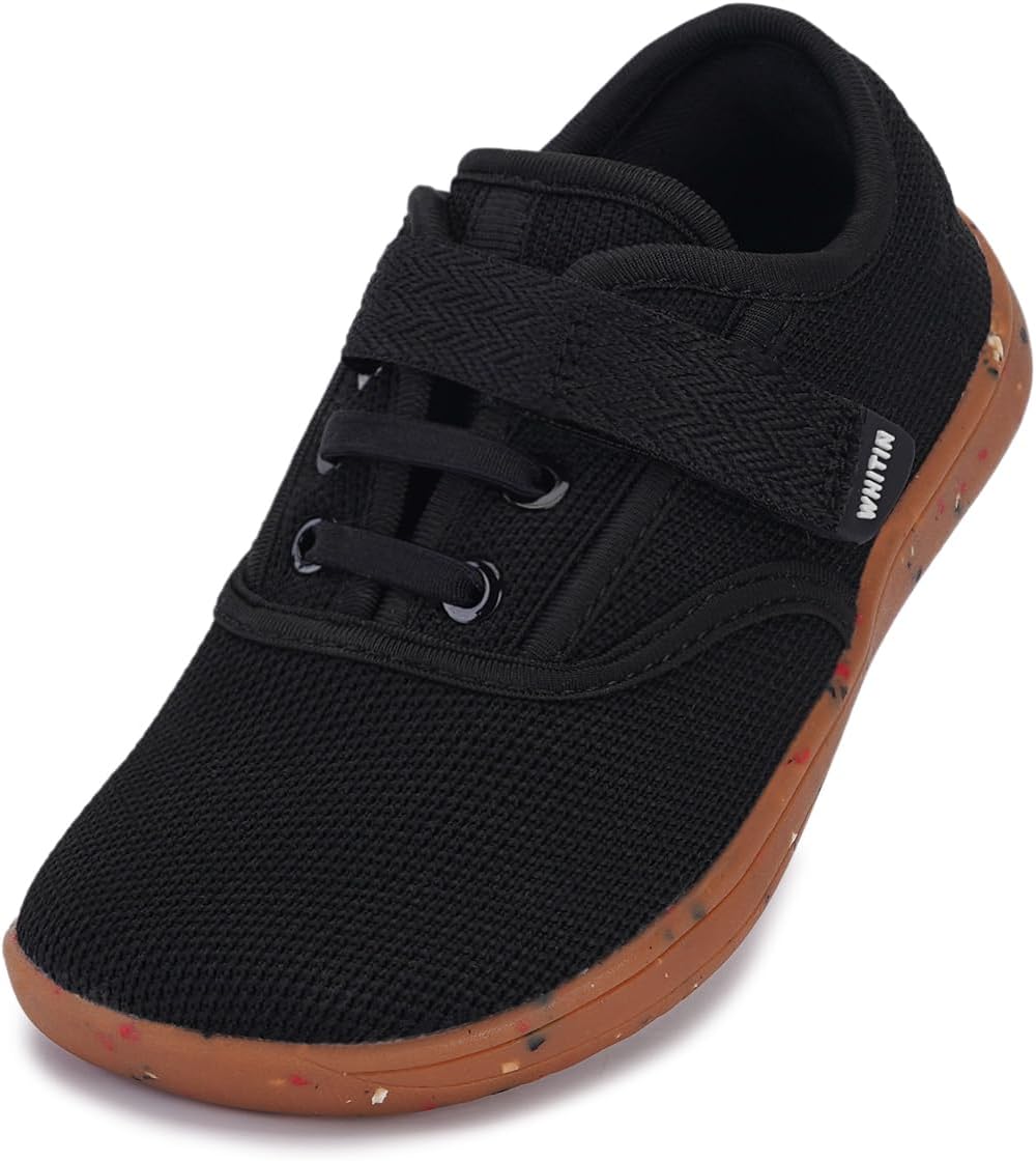 WHITIN Toddler Little Kids Barefoot Shoes with Wide Toe Box