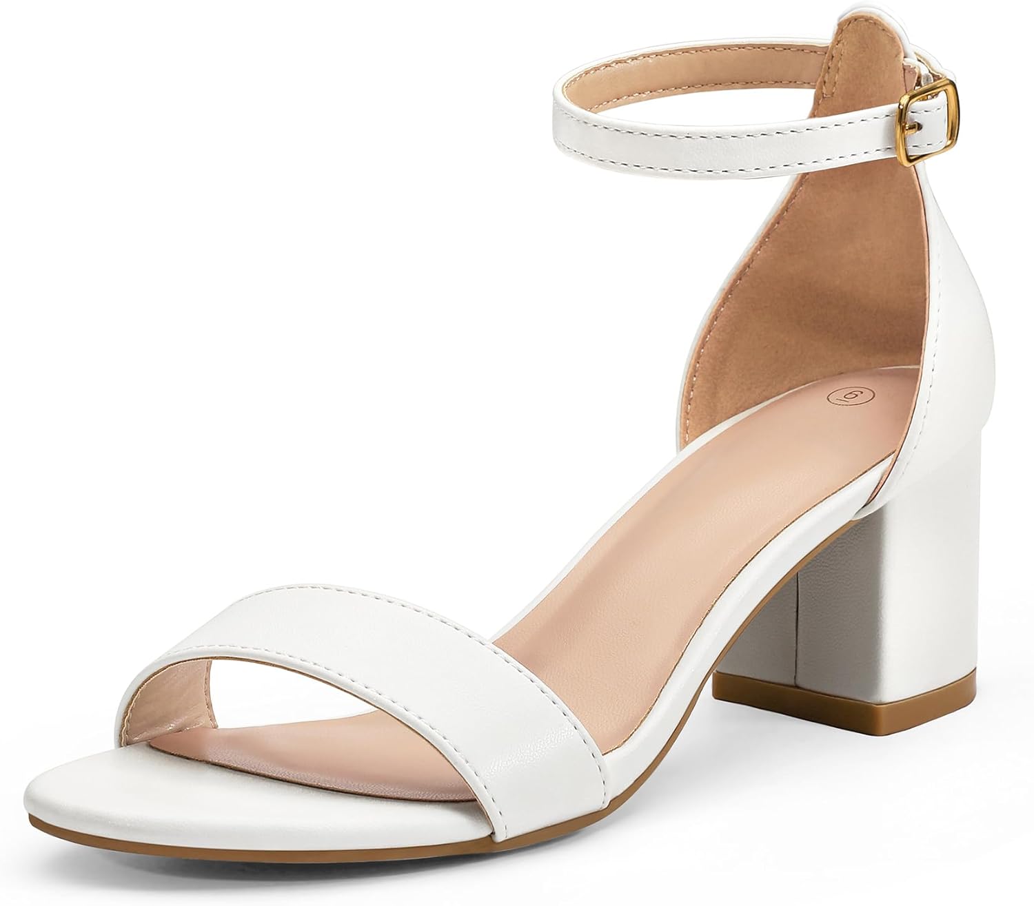 Stylish Chunky Low Heels Open Toe Block Heeled Sandals