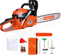 Supmix Gas Chainsaw 62CC 20in Guide Bar - Powerful Cutting Tool