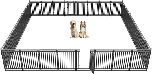 Dog Fence Outdoor for Yard Indoor Playpen 40in Height 32 Panels