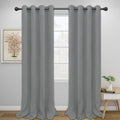 Easy-Going Blackout Curtains 52x96 in Light Gray - Room Darkening