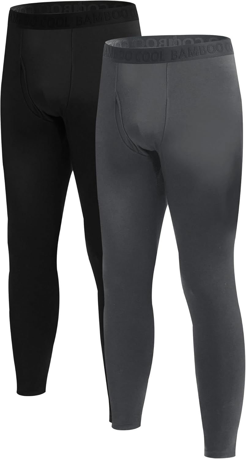 Men's Lightweight Thermal Underwear Bottoms for Cold Weather