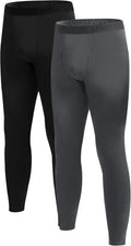 Men's Lightweight Thermal Underwear Bottoms - Fleece Lined Warmth