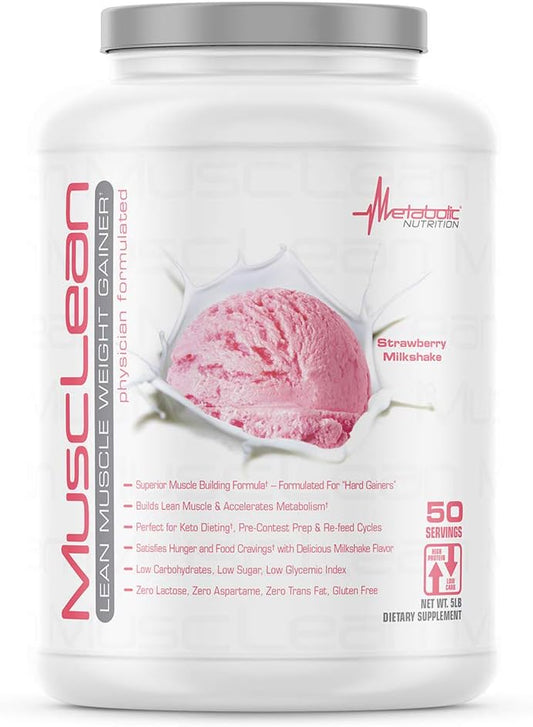 MuscLean High Protein Meal Replacement for Keto Diet Enthusiasts