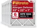 Filtrete 22x22x1 AC Furnace Air Filter MERV 11 - Reliable 3-Month