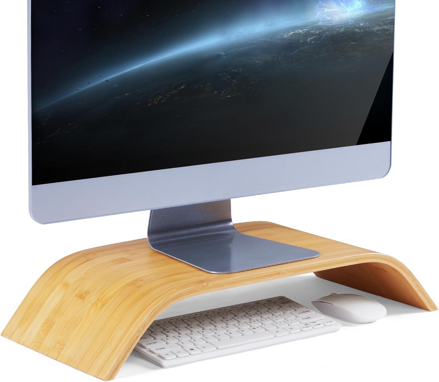 21in Large Single Monitor Stand for Ergonomic Desk Setup