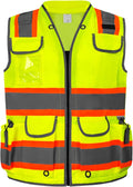 HYCOPROT Reflective Safety Vest Class 2 High Visibility - Durable
