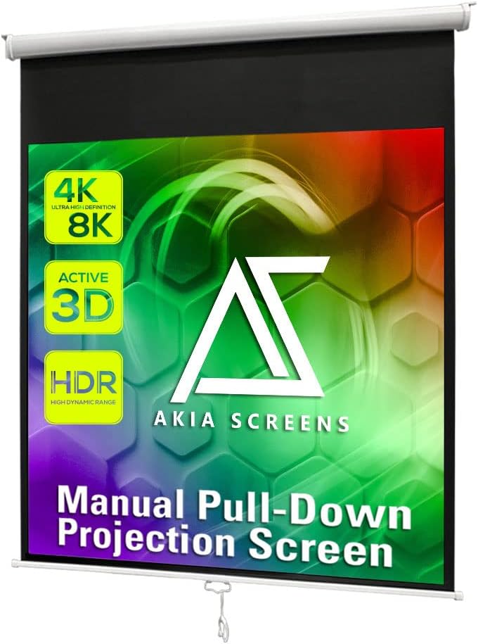 125 inch Projector Screen for Home Theater by Akia Screens