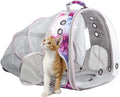 Galaxy Pink Cat Backpack Carrier for Kittens and Small Pets