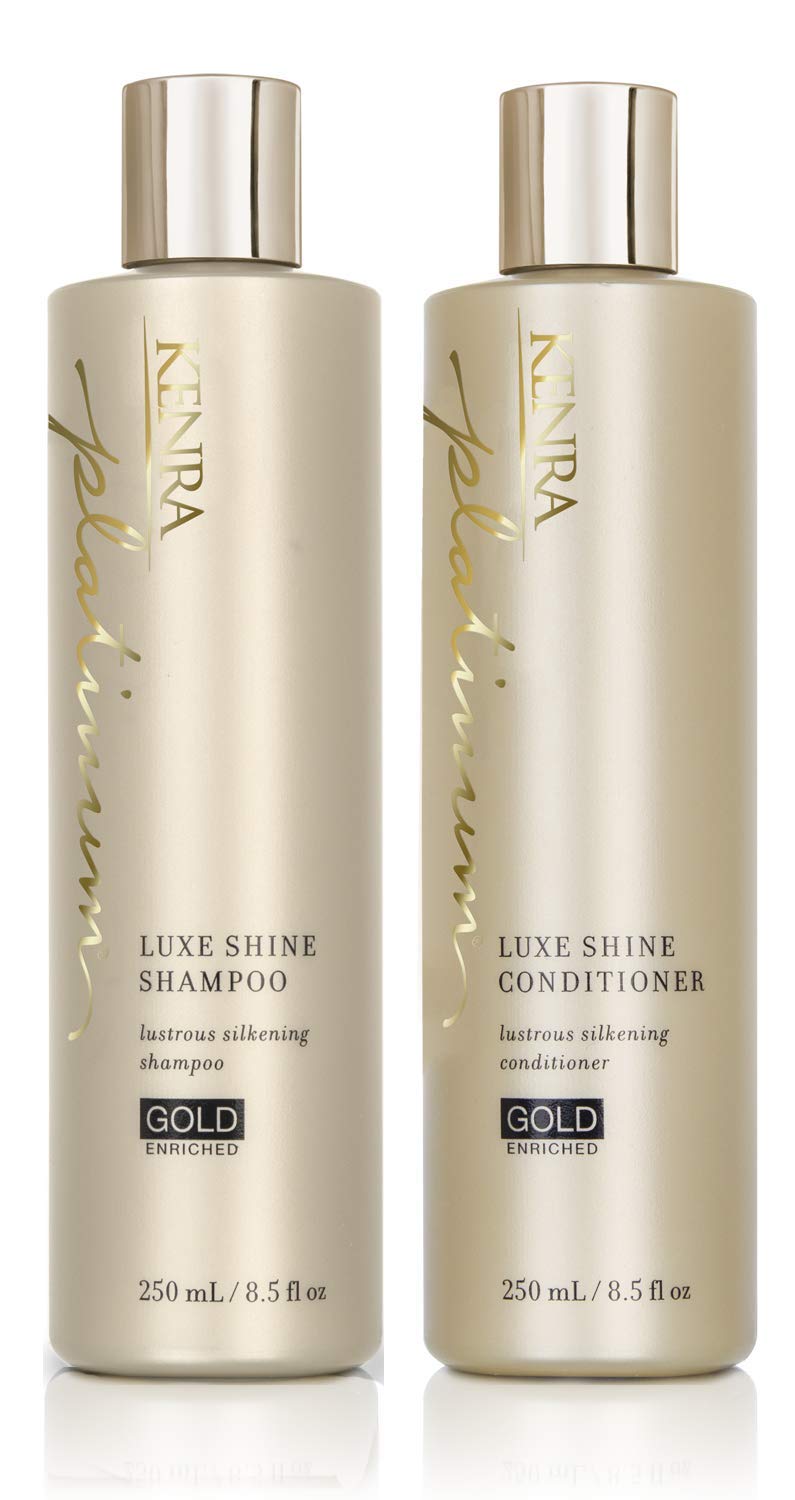 Kenra Platinum Luxe Shine Duo | Transform Dull Strands to Glamorous Hair | All Hair Types