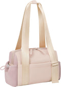 Mini Gym Bag for Women Small Matte PU Duffle - Wet/Dry Pocket