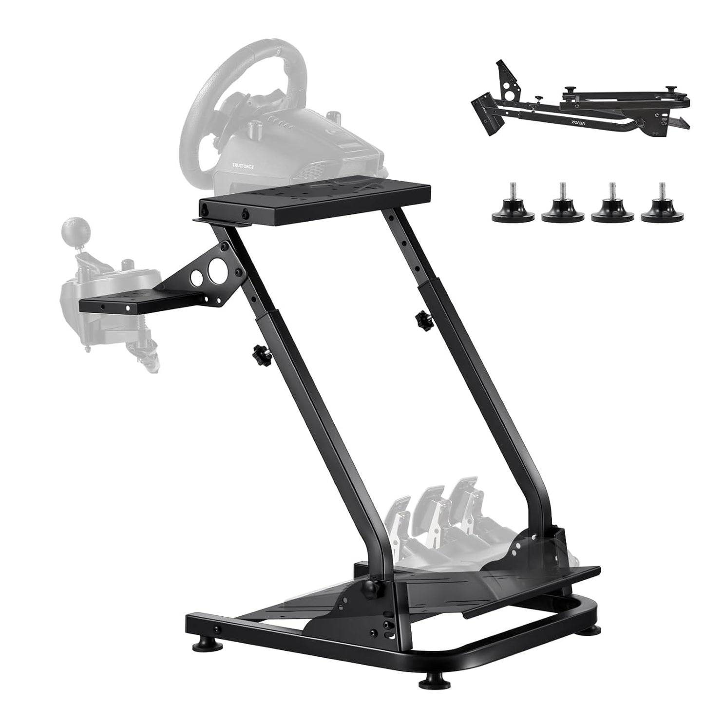 VEVOR Racing Wheel Stand: Adjustable & Foldable Simulator Stand