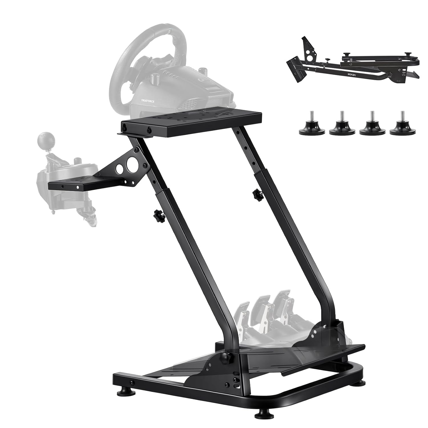 VEVOR Racing Wheel Stand: Adjustable & Foldable Simulator Stand