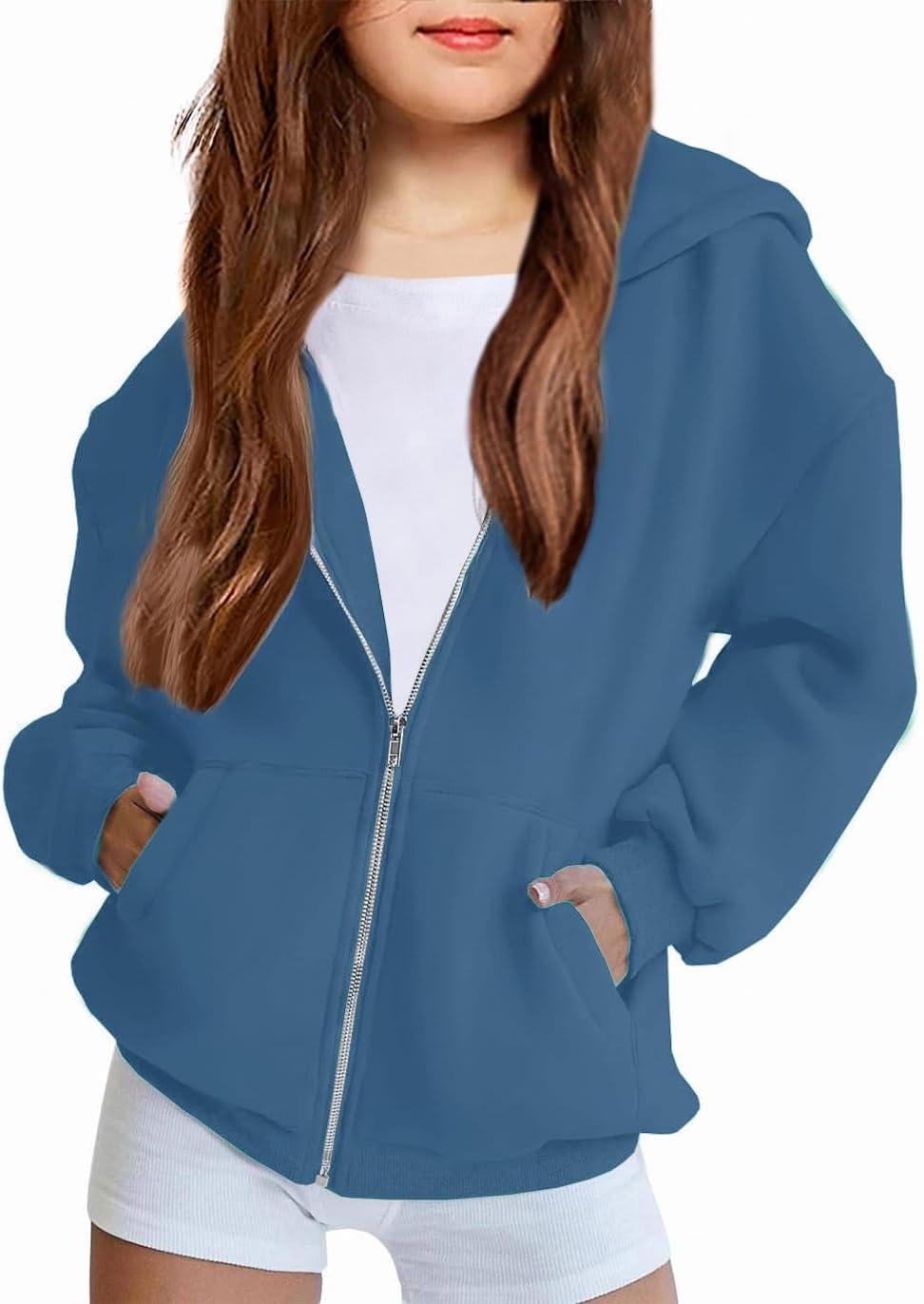 Arshiner Girls Zip Up Hoodies for Casual Fall Wear and Comfort
