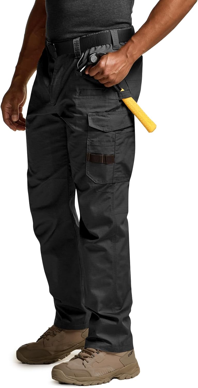 CQR Men's Quick Dry Work Pants for Tactical Outdoor Activities