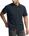 CQR Men's Short Sleeve Tactical Shirts - Breathable UPF 50