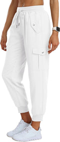 Women Outdoor Cargo Pants Lightweight Joggers - Elastic Waist