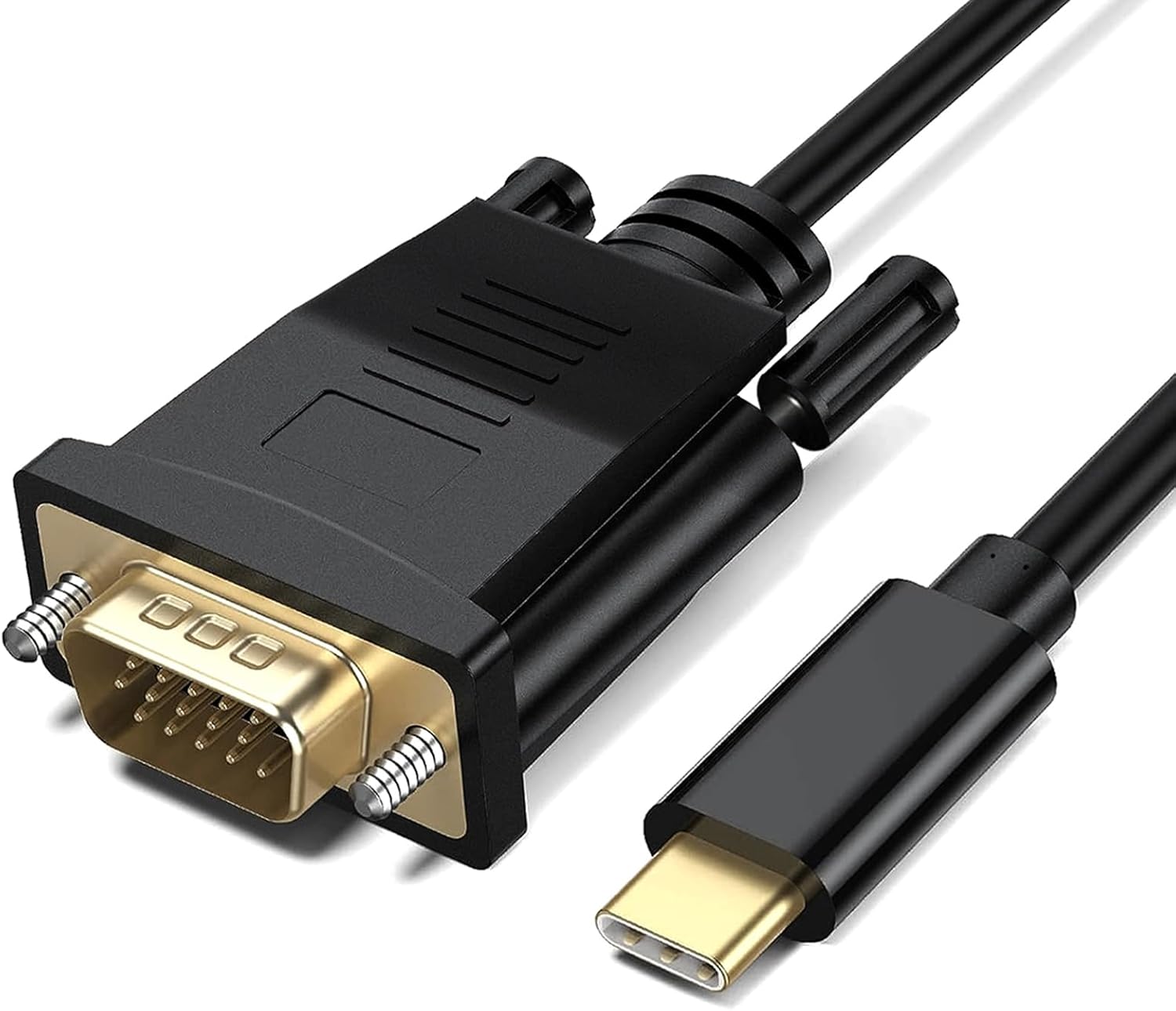 3FT Thunderbolt 3 USB-C to VGA Cable - Crystal Clear! 
