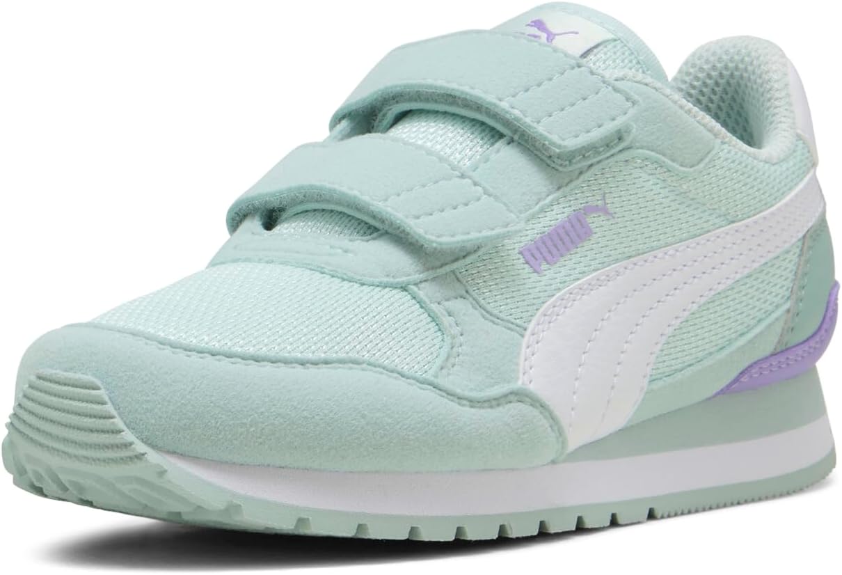PUMA Kids' St Runner Hook and Loop Sneakers for Active Play