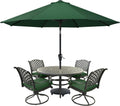 Patio Umbrella for Outdoor Market Table 9ft Forest Green - Stable