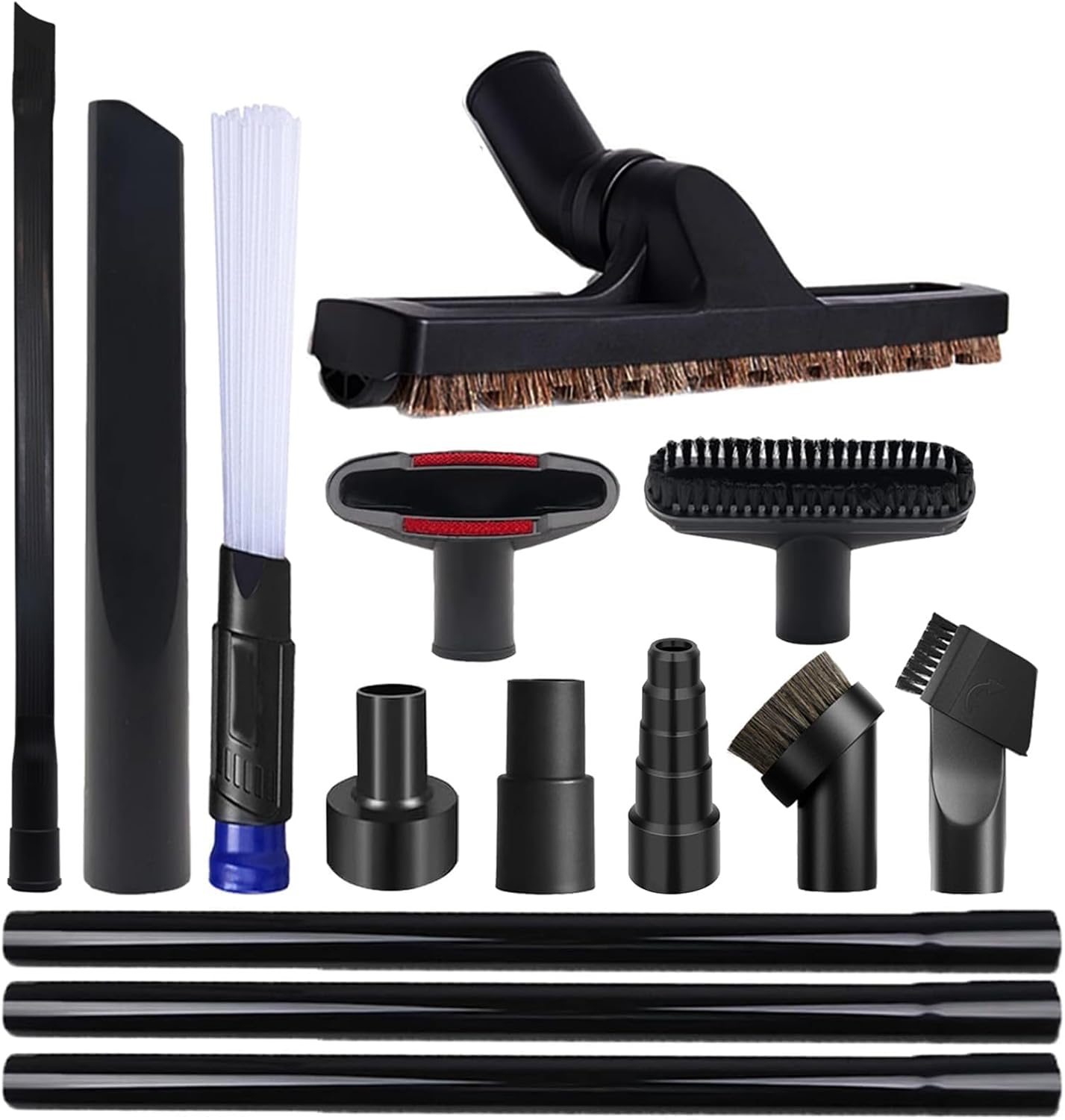 14 PCS Universal Vacuum Attachments & Brushes Kit for Cleaning