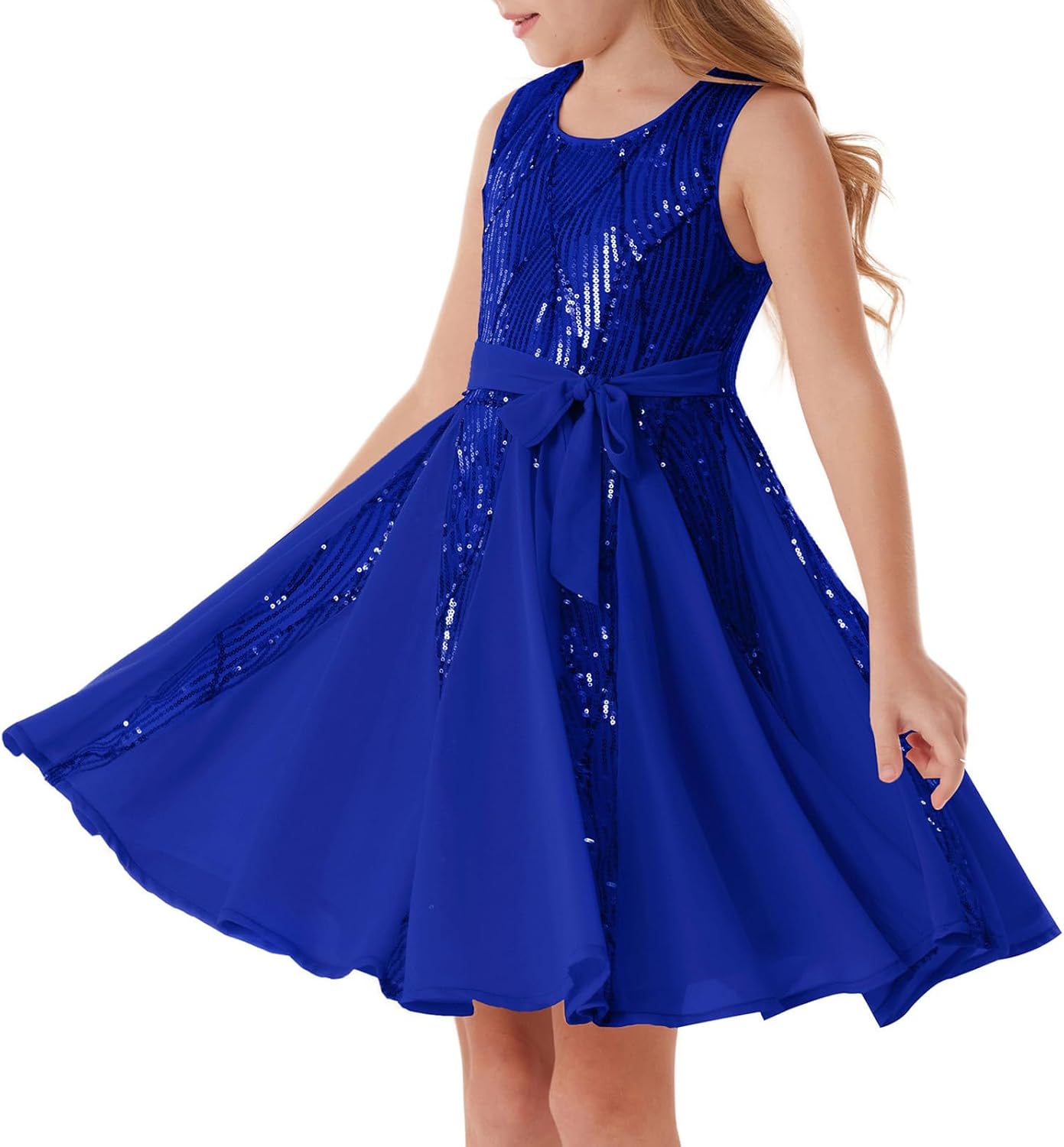 Sparkly Sequin Girls Dress for Parties and Special Occasions