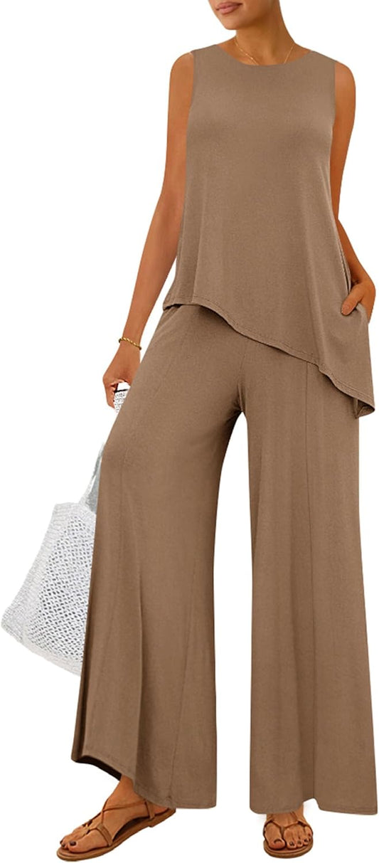 PRETTYGARDEN Women's 2025 Two Piece Matching Lounge Sets