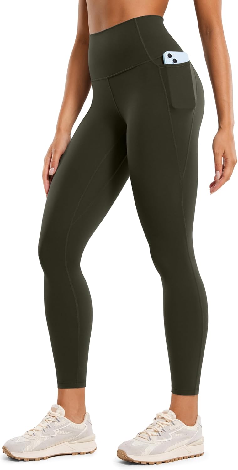 CRZ YOGA Butterluxe Workout Leggings with Pockets for Comfort