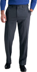 Haggar Cool 18 Pro Classic Fit Flat Front Golf Pant - Comfort checks
